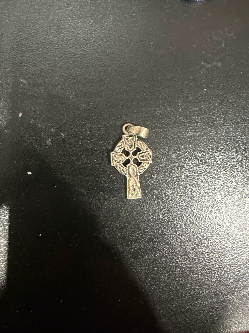 Celtic Cross Pendant - Silver Tone